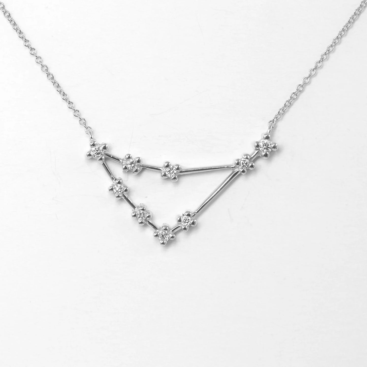 14K DIAMOND CAPRICORN ZODIAC SIGN NECKLACE