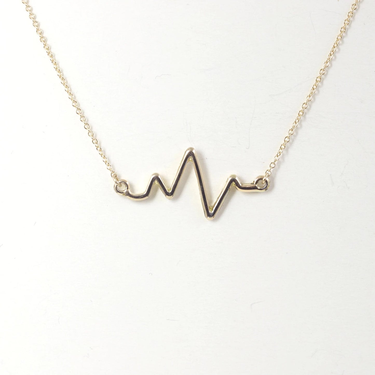 14K HEARTBEAT NECKLACE