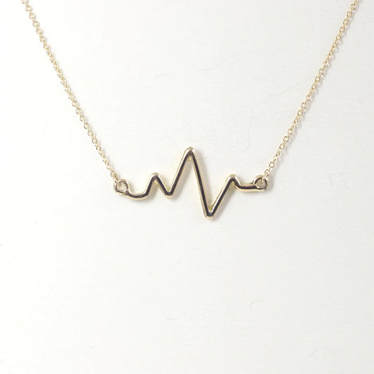 14K HEARTBEAT NECKLACE