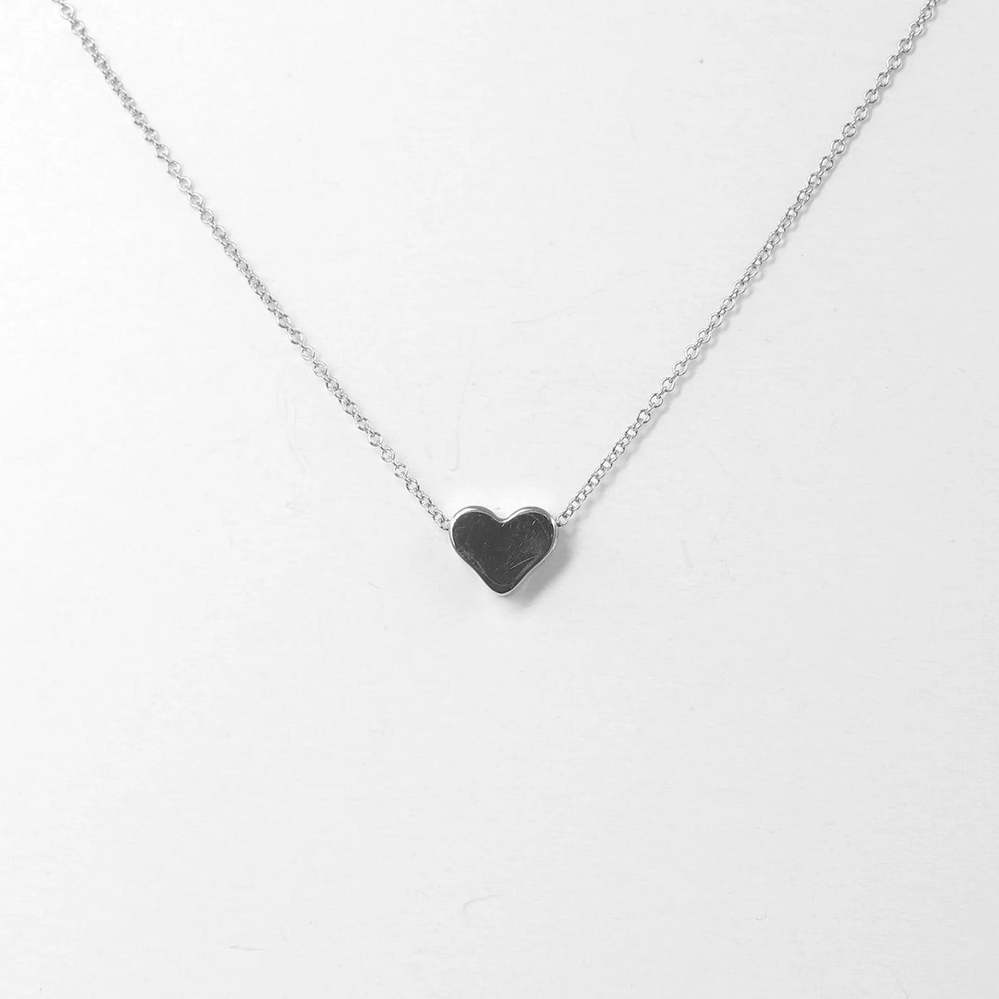 14K 6MM HEART NECKLACE