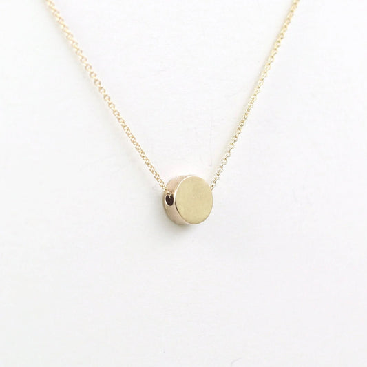 14K CIRCLE NECKLACE