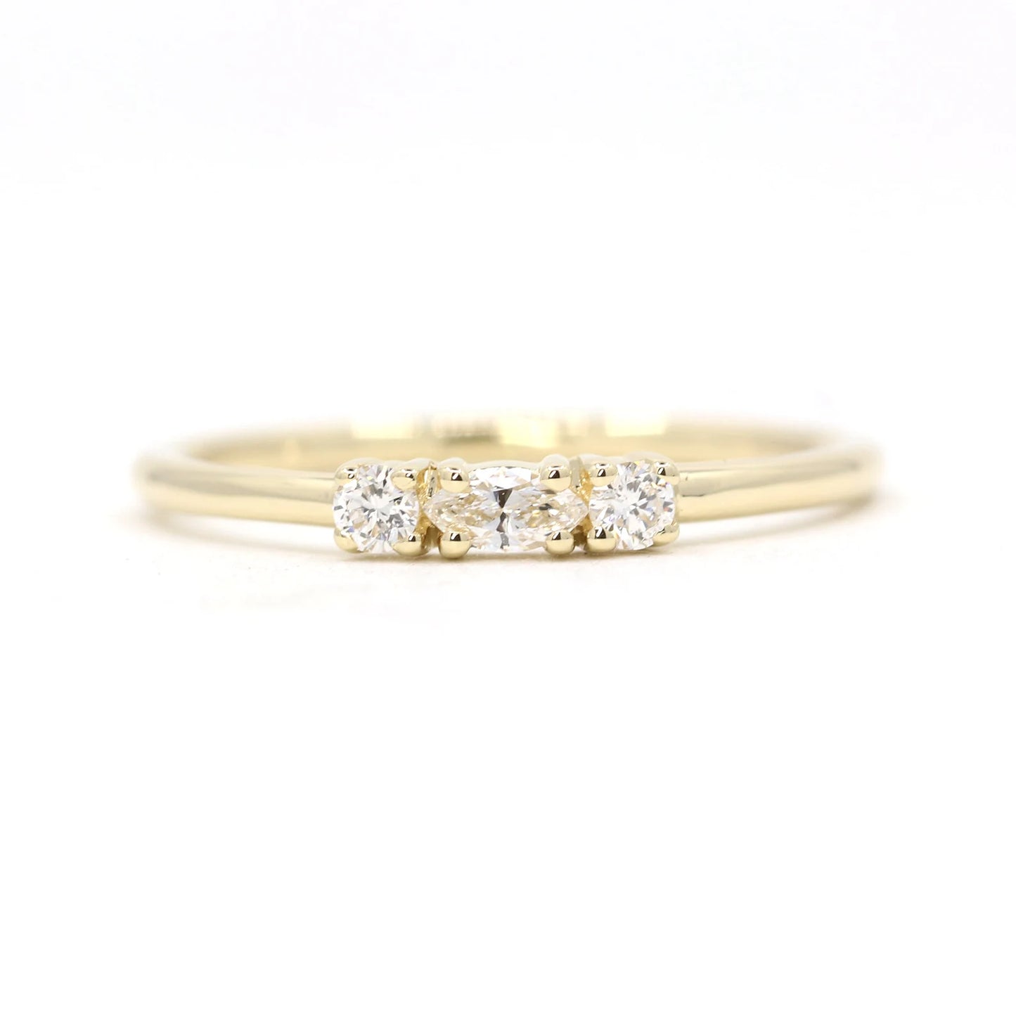 14K 0.14CT DIAMOND BAND