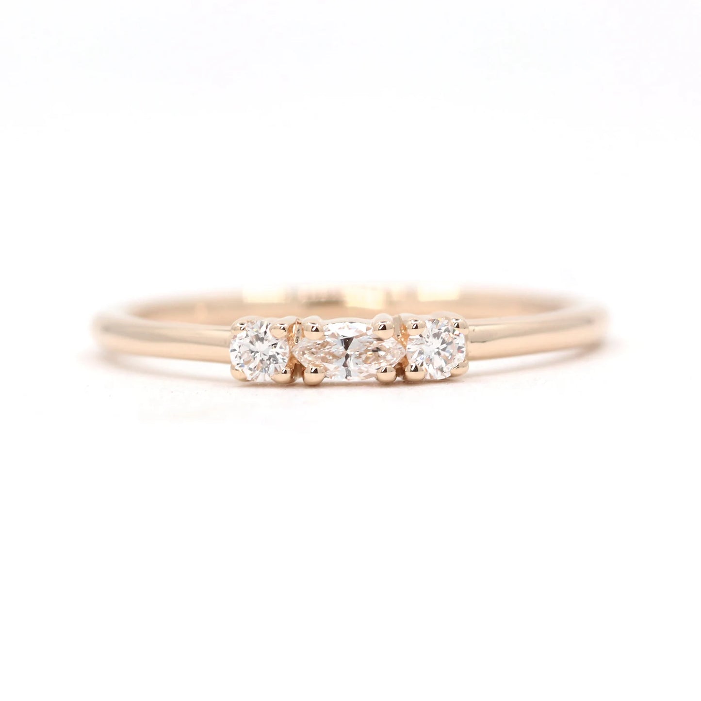 14K 0.14CT DIAMOND BAND