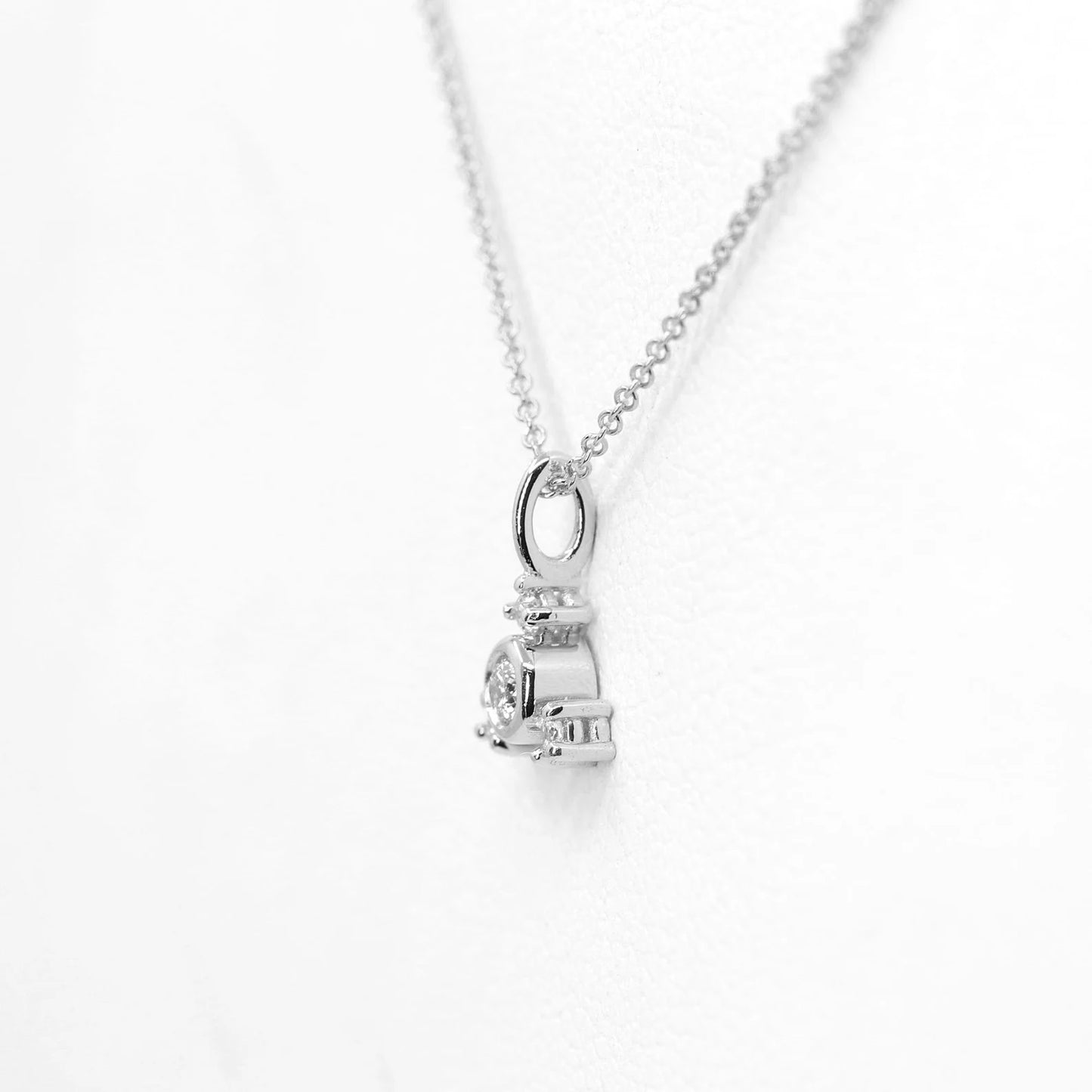 14K 0.10CT DIAMOND TINY NECKLACE