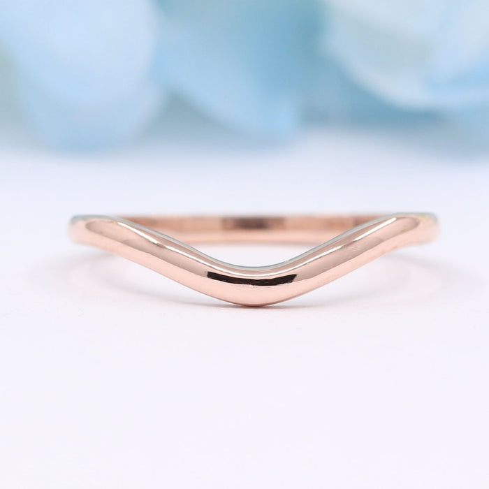 14K 1.8MM CURVED BAND