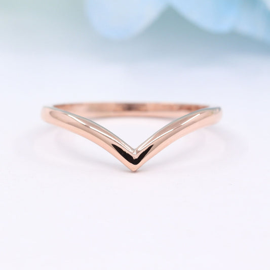 14K 1.8MM CHEVRON BAND