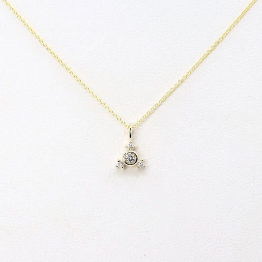 14K 0.10CT DIAMOND TINY NECKLACE