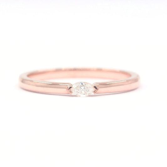 14K MARQUISE DIAMOND SOLITAIRE BAND