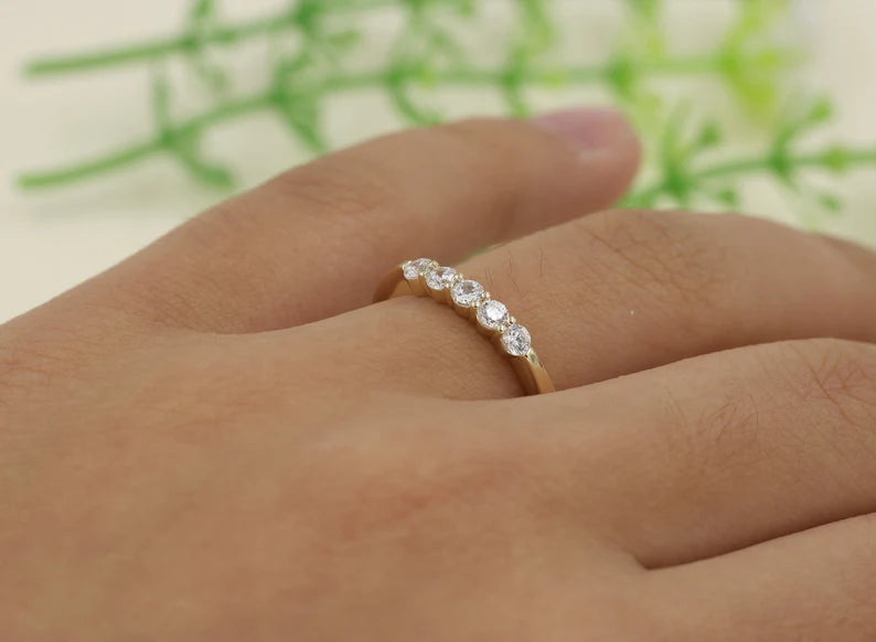 14K 0.35CT DIAMOND BAND