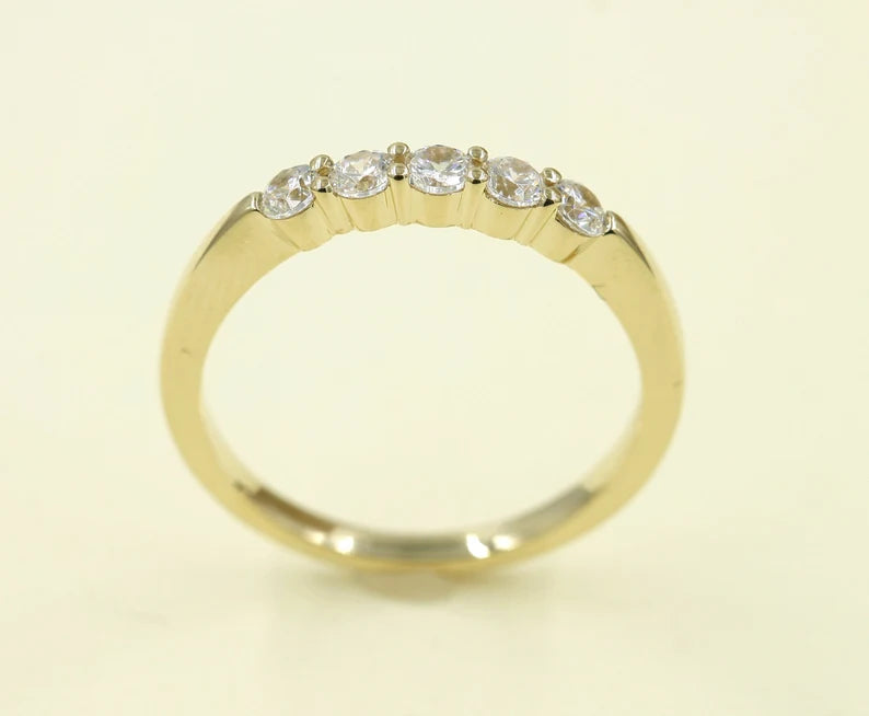 14K 0.35CT DIAMOND BAND