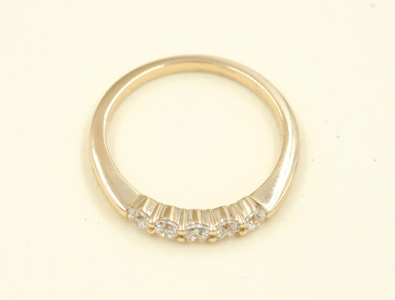 14K 0.35CT DIAMOND BAND