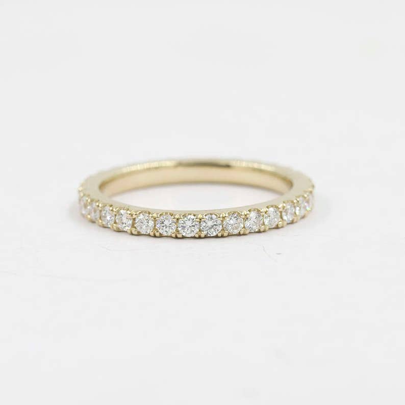 14K 0.82CT DIAMOND FULL ETERNITY BAND