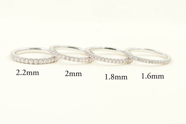 14K 0.82CT DIAMOND FULL ETERNITY BAND