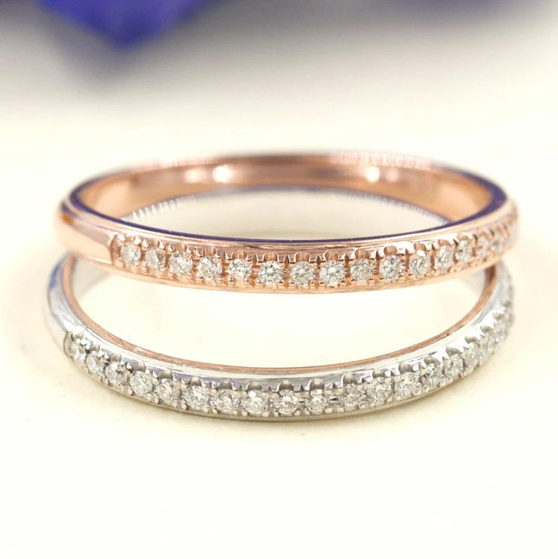 14K 22 DIAMOND BAND