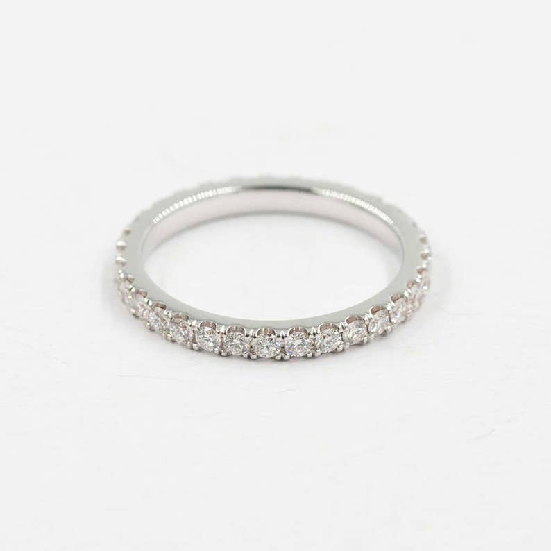 14K 0.82CT DIAMOND FULL ETERNITY BAND