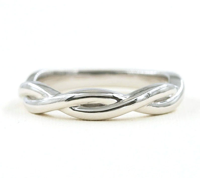 14K TWIST BAND (THICKER VERSION)