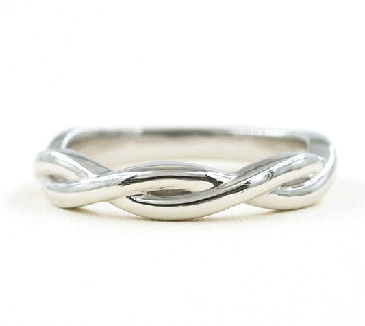 14K TWIST BAND (THICKER VERSION)