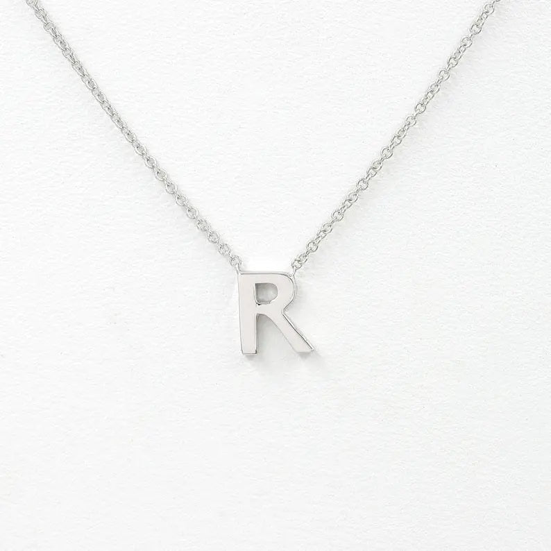 14K INITIAL NECKLACE