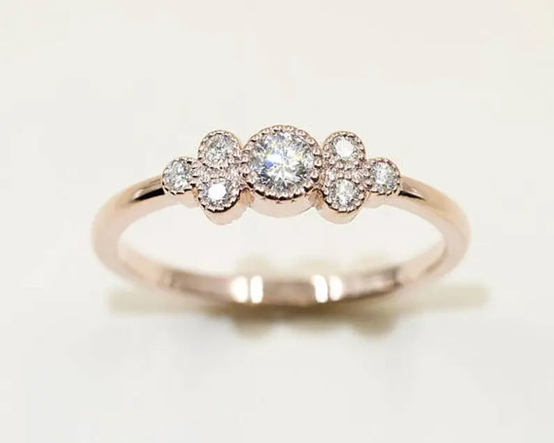 14 ROUND DIAMOND CLUSTER RING