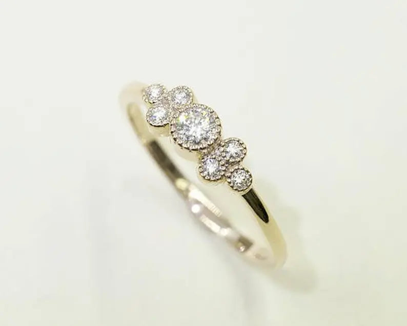 14 ROUND DIAMOND CLUSTER RING