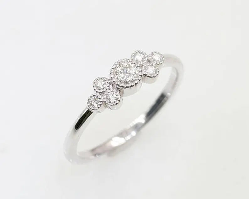 14 ROUND DIAMOND CLUSTER RING