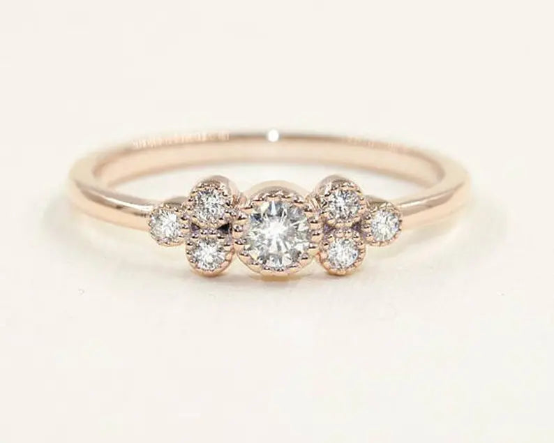 14 ROUND DIAMOND CLUSTER RING