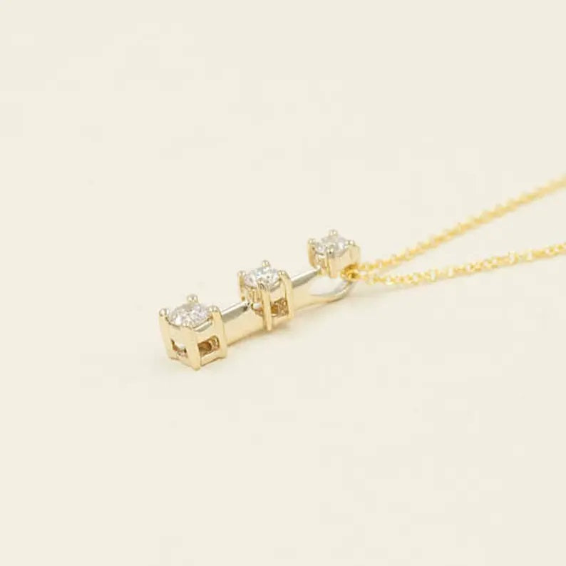 14K 0.35CT DIAMOND NECKLACE