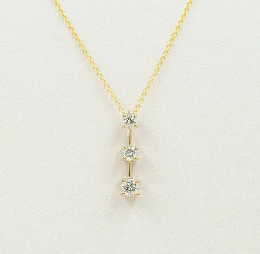 14K 0.35CT DIAMOND NECKLACE