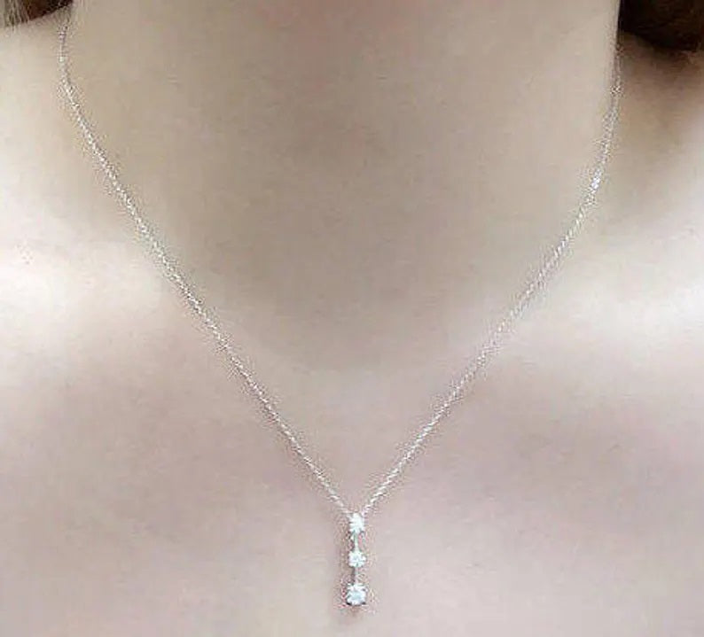 14K 0.35CT DIAMOND NECKLACE