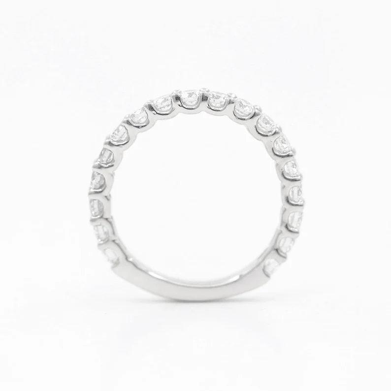 14K 1.2CT DIAMOND 3/4 ETERNITY BAND