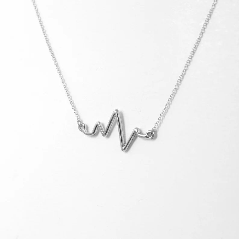 14K HEARTBEAT NECKLACE