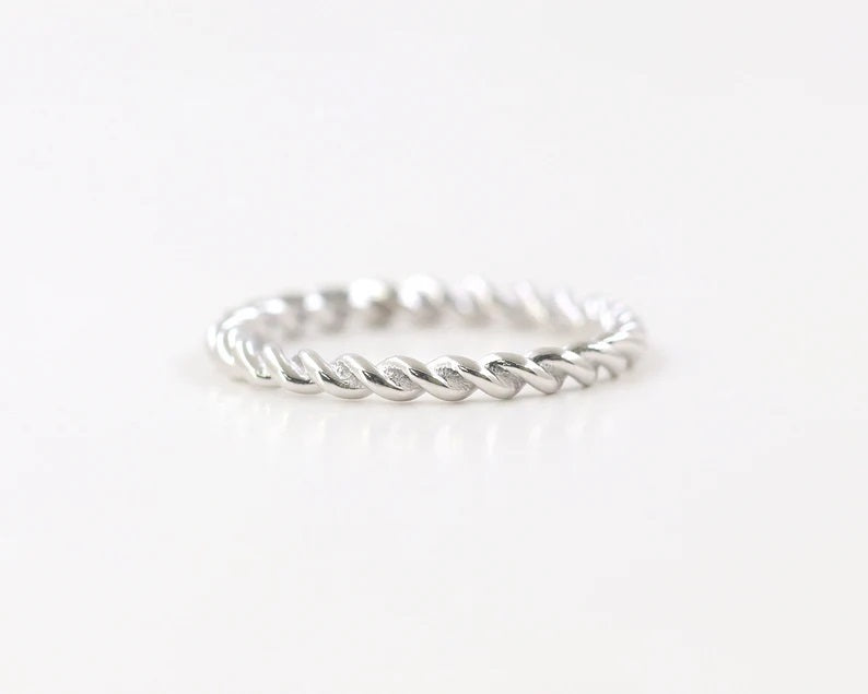 14K 2.2MM TWIST ROPE BAND