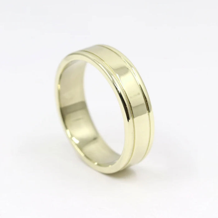 14K DOUBLE LINE BAND