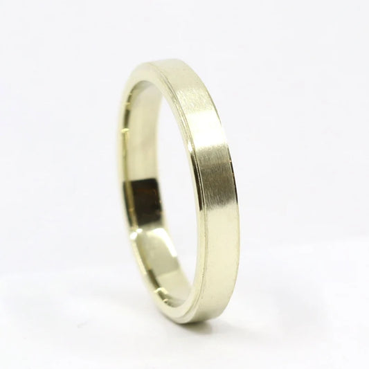 14K 3MM MATT FINISHED BAND