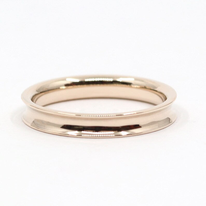 14K 3MM UNIQUE BAND