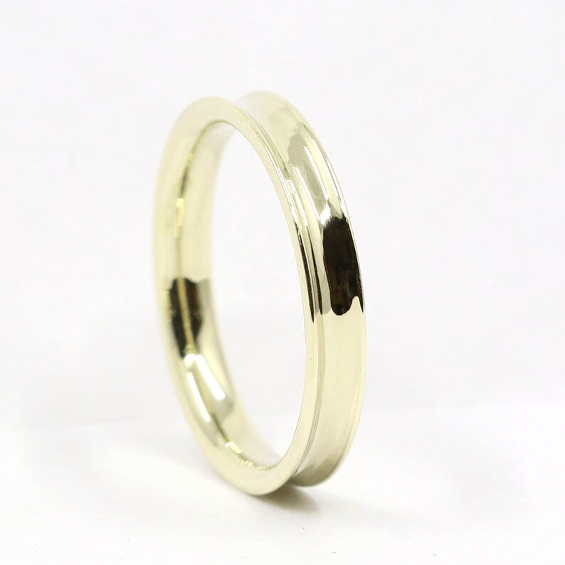 14K 3MM UNIQUE BAND