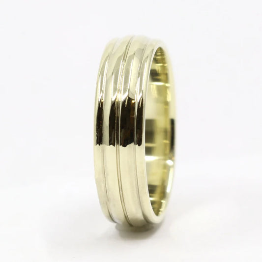 14K THREE DIMENSIONAL BAND