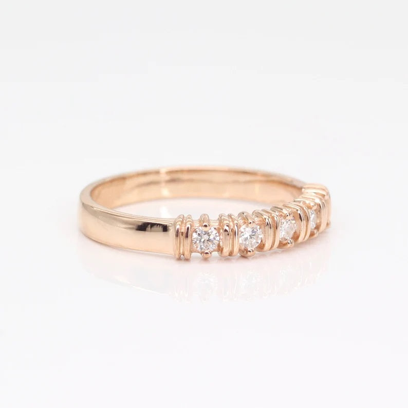 14K 0.15CT DIAMOND BAND