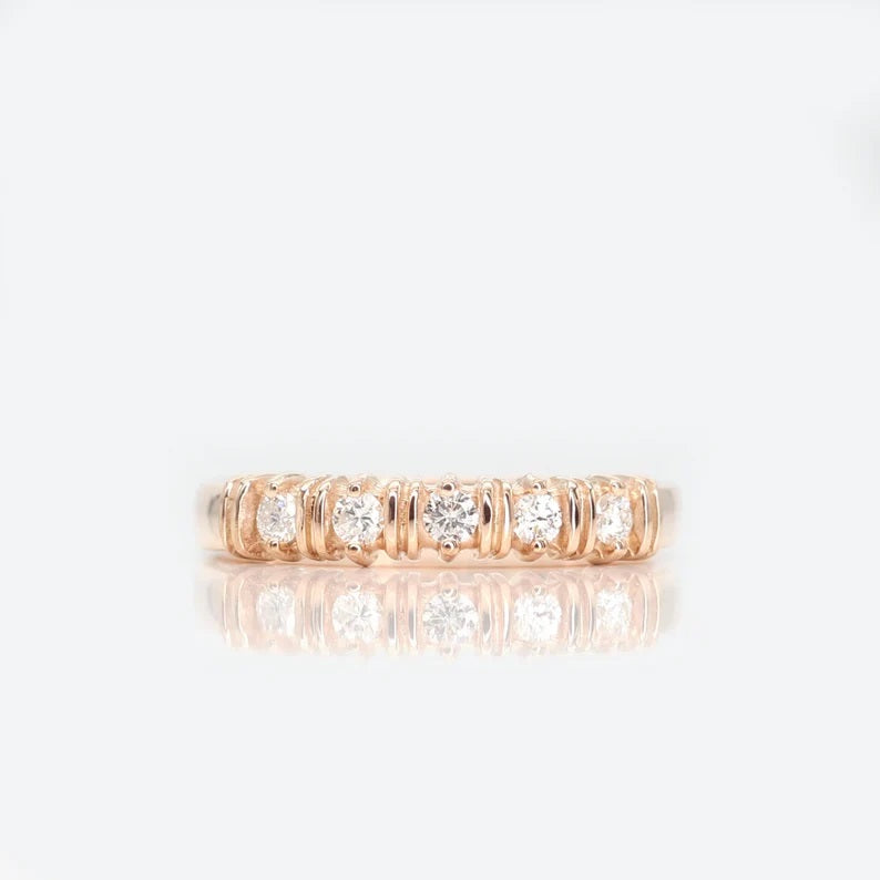 14K 0.15CT DIAMOND BAND