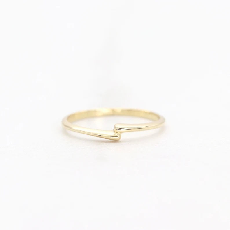 14K OVERLAP BAND